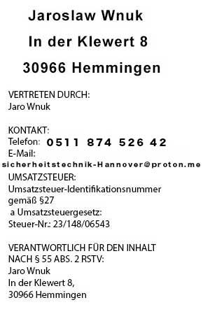 Impressum – Verantwortlicher / Anbieterangaben